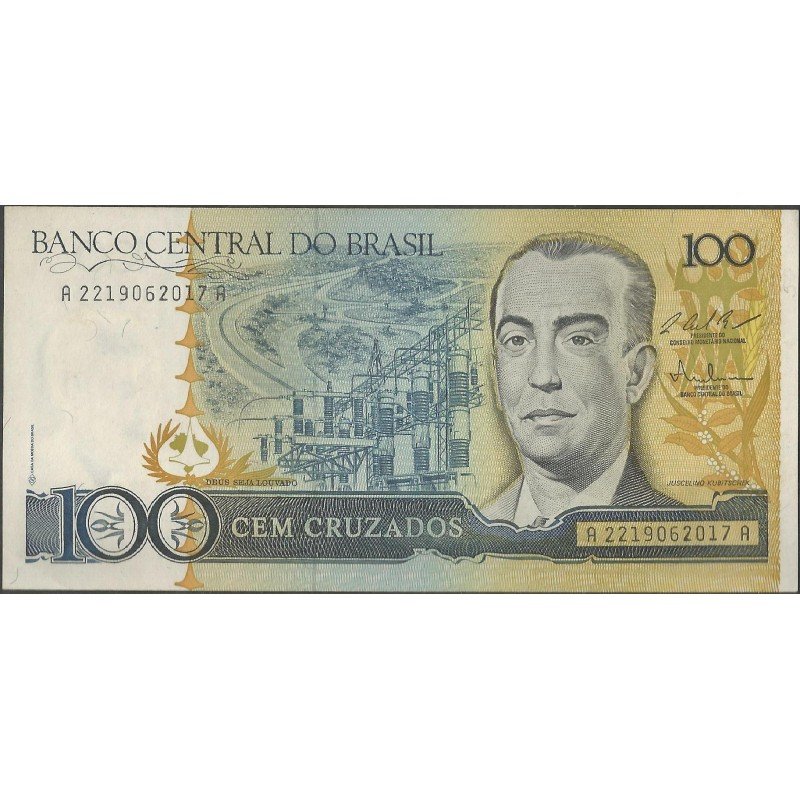 Brasil, 100 Cruzados ND1987 P211c