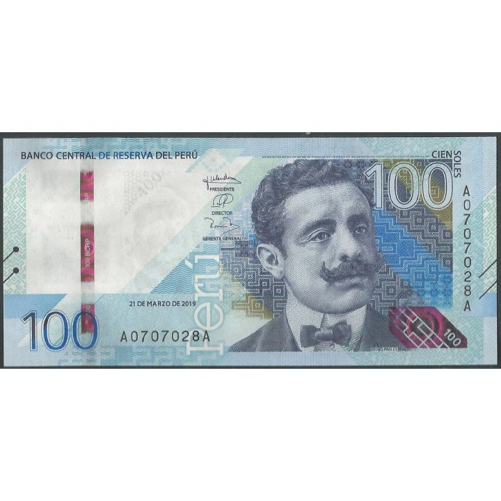 Peru, 100 Soles 21 Mar 2019 P199a