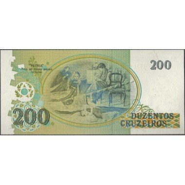 Brasil, 200 Cruzeiros ND1990 P229