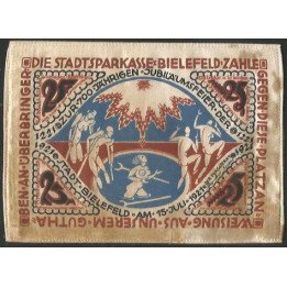 Alemania - Bielefeld, 25 Mark 15 Jul 1921