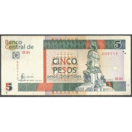 Cuba, 5 Pesos Convertibles 2006 PFX48