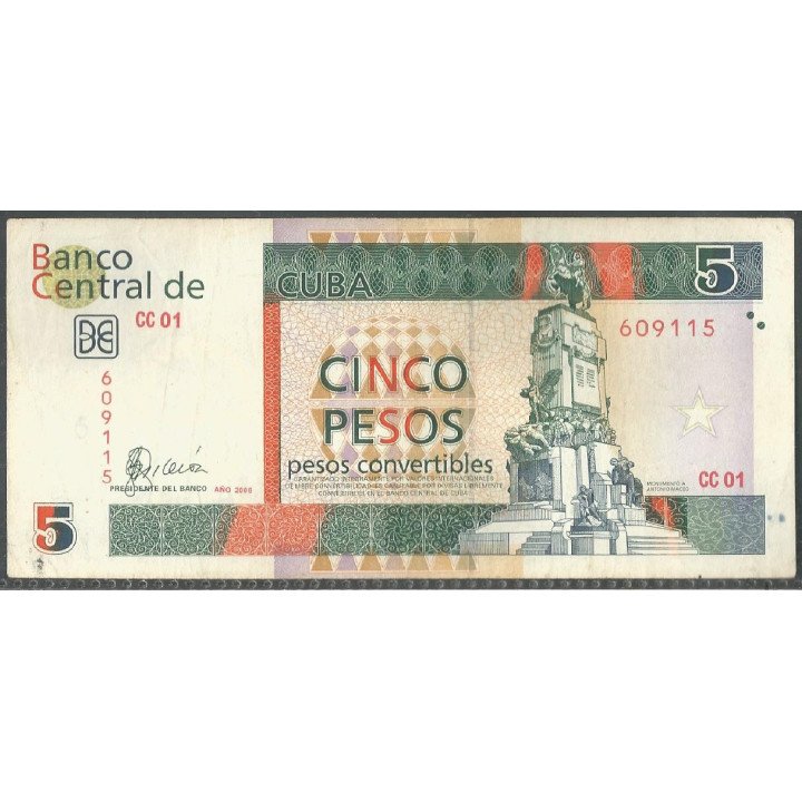 Cuba, 5 Pesos Convertibles 2006 PFX48