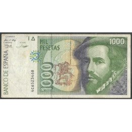 España, 1.000 Pesetas 12 Oct 1992 P163