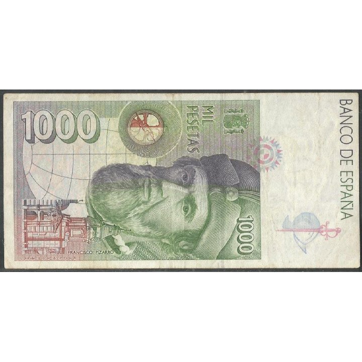 España, 1.000 Pesetas 12 Oct 1992 P163