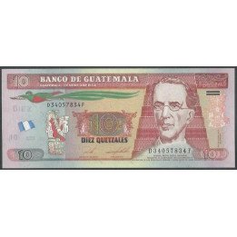Guatemala 10 Quetzales 13 Feb 2019 P123Af