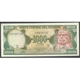 Ecuador, 1.000 Sucres 8 Jun 1988 IV P125b