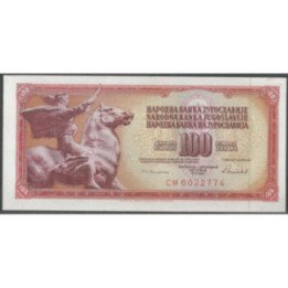 Yugoeslavia 100 Dinara 16 May 1986 P90c