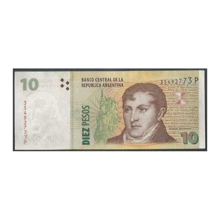 Argentina 10 Pesos ND2003 Serie P P354a