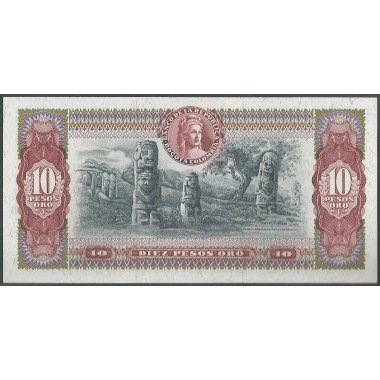 Billete de 10 Pesos 12 Oct 1970 BGW188