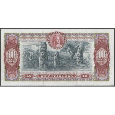 Billete de 10 Pesos 1 Ene 1973 BGW190