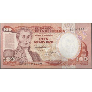 Billete de 100 Pesos 1 Ene 1986 BGW321
