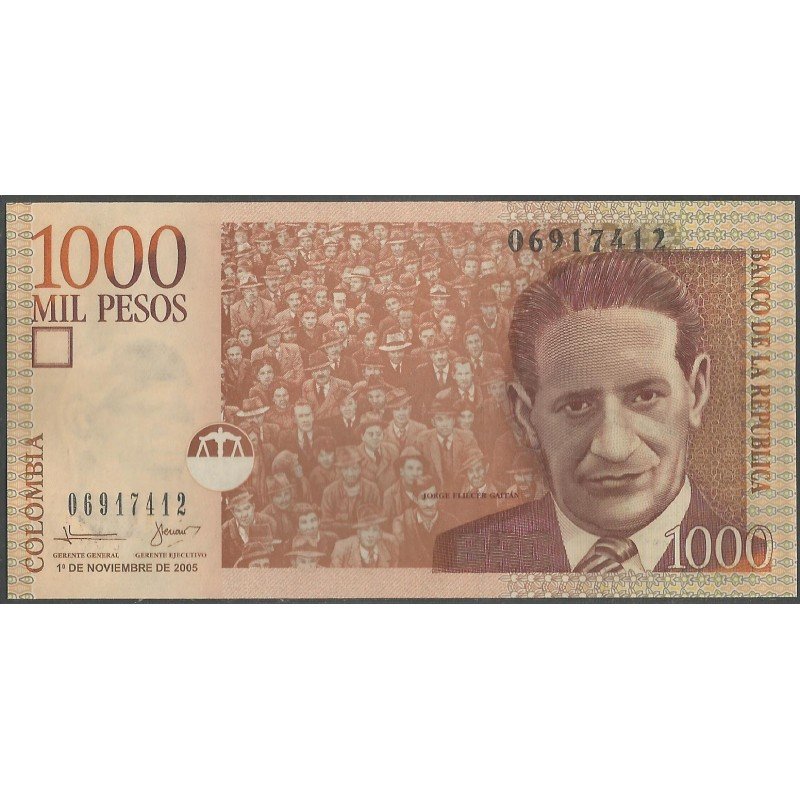 Billete de 1.000 Pesos 1 Nov 2005 BGW439R01