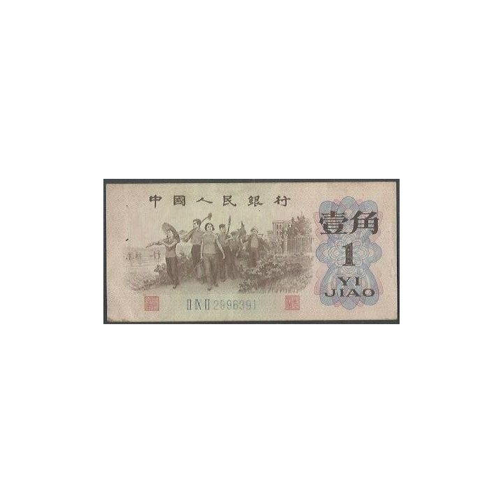 China 1 Jiao 1962 P877c