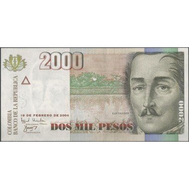 Billete de 2.000 Pesos 19 Feb 2004 BGW488