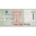 Billete de 2.000 Pesos 19 Feb 2004 BGW488