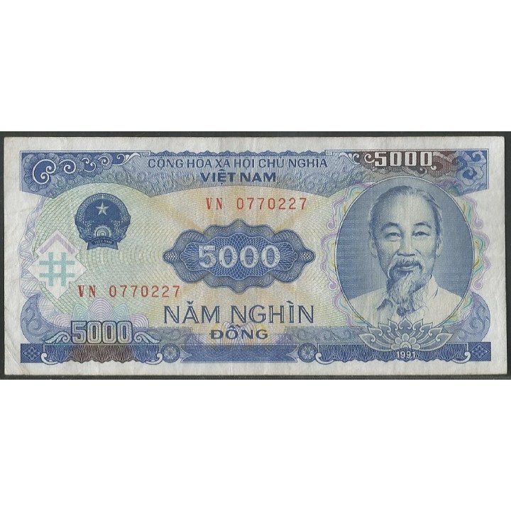 Vietnam 5.000 Dong 1991 P108a