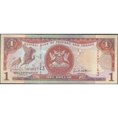 Trinidad y Tobago, 1 Dollar 2002 P41