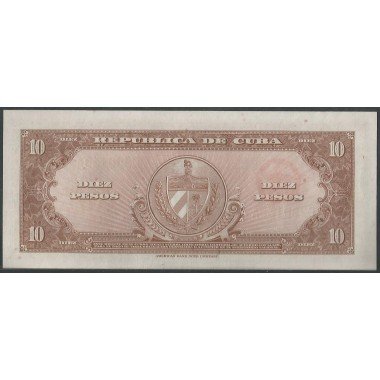 Cuba, 10 Pesos 1960 P79b