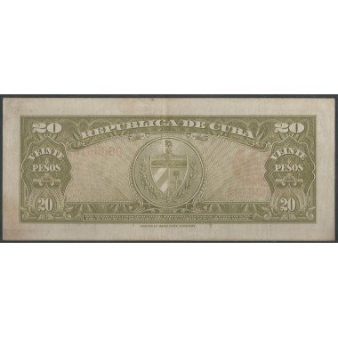 Cuba, 20 Pesos 1949 P80a