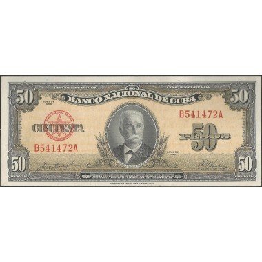 Cuba, 50 Pesos 1958 P81b