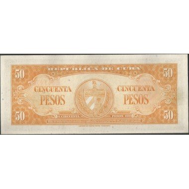 Cuba, 50 Pesos 1958 P81b
