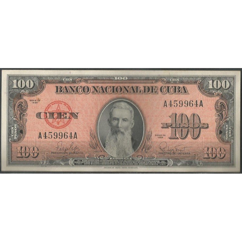 Cuba, 100 Pesos 1959 P93a