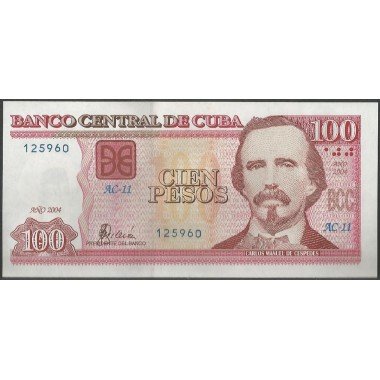 Cuba, 100 Pesos 2004 P129a