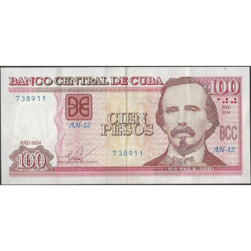 Cuba, 100 Pesos 2014 P129f