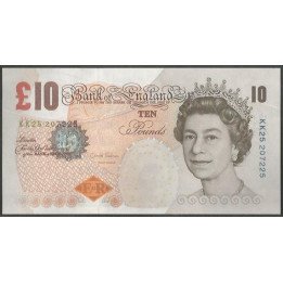 Inglaterra 10 Pounds 2012 P389d