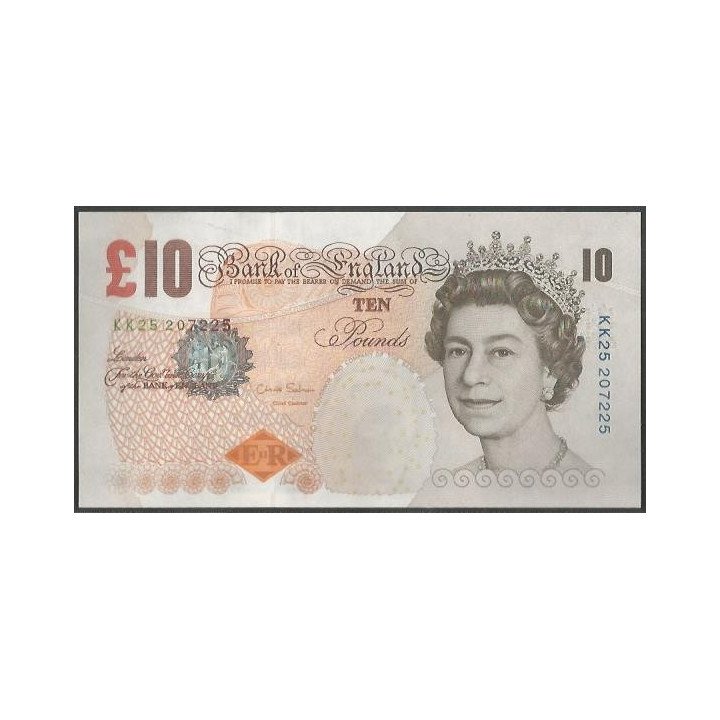 Inglaterra 10 Pounds 2012 P389d
