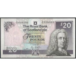 Escosia 20 Pounds 4 Abr 2017 P354f
