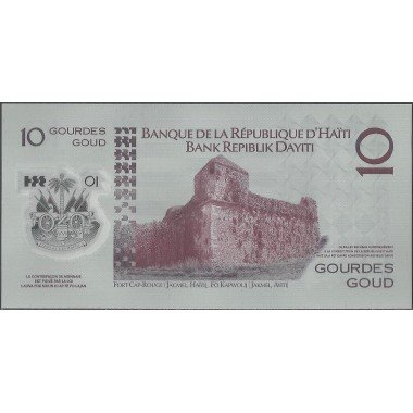 Haiti, 10 Gourdes 2013 P279