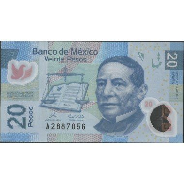 Mexico, 20 Pesos 3 May 2010 Serie NA P122l