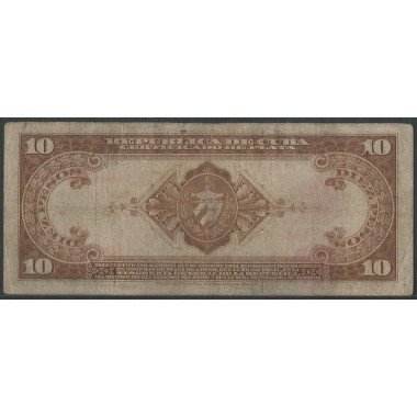 Cuba, 10 Pesos 1945 P71f