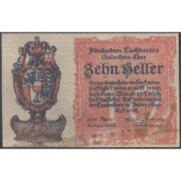 Liechtenstein 10 Heller ND1920 P1