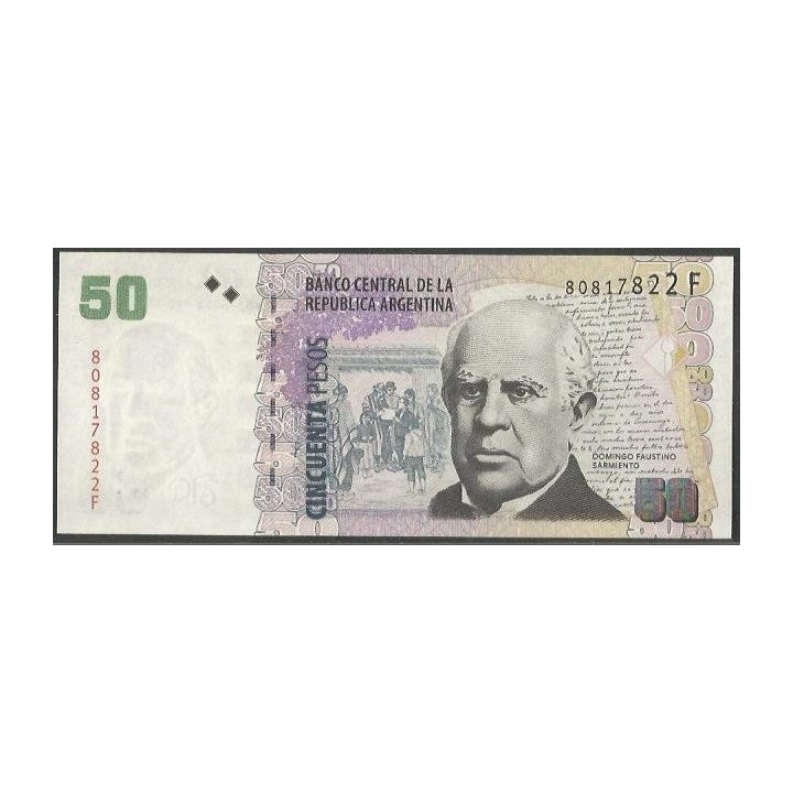Argentina 50 Pesos ND2003-13 Serie F P356
