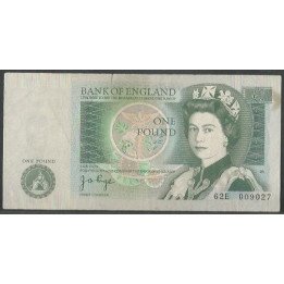 Inglaterra 1 Pound ND1977-80 P377a