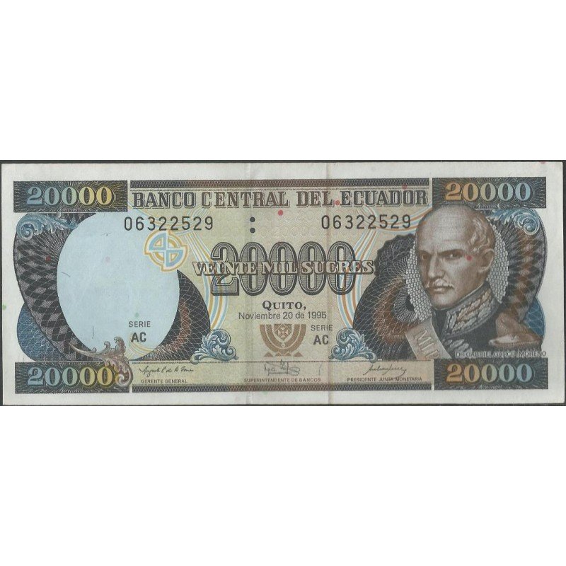 Ecuador, 20.000 Sucres 12 Jun 1999 AK P129f