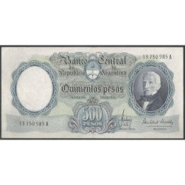 Argentina 500 Pesos ND1964-9 Serie A P278b