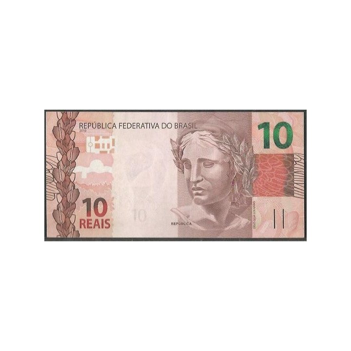 Brasil 10 Reales 2010 C P254b