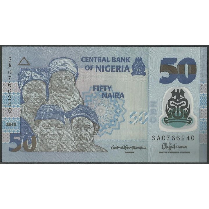 Nigeria 50 Naira 2015 P40e