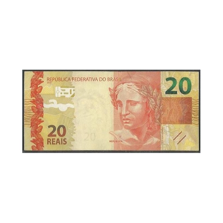 Brasil 20 Reales 2010 F P255c