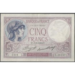 Francia 5 Francs 15 Jun 1933 P72e