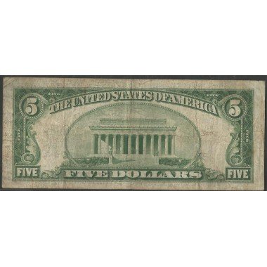 Estados Unidos, 5 Dollars 1934A P429Da