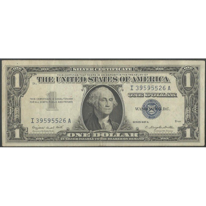 Estados Unidos, 1 Dollar 1957A P419a