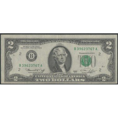 Estados Unidos, 2 Dollars 1976 B P461