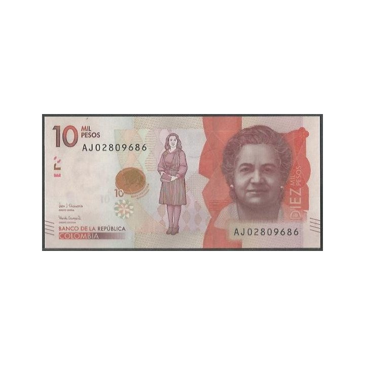 Billete de 10.000 Pesos 26 May 2020 AJ BGWNF10-10
