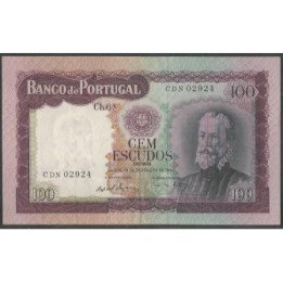 Portugal 100 Escudos 19 Dic 1961 P165a2