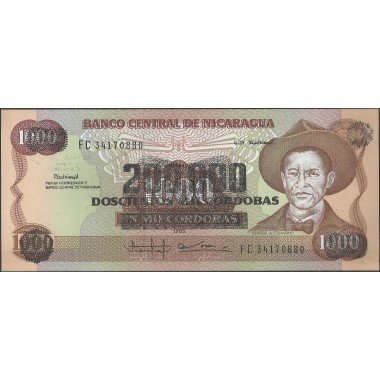 Nicaragua, 200.000 Cordobas ND1990 P162