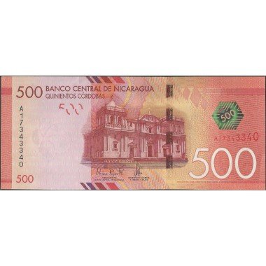 Nicaragua, 500 Cordobas 26...